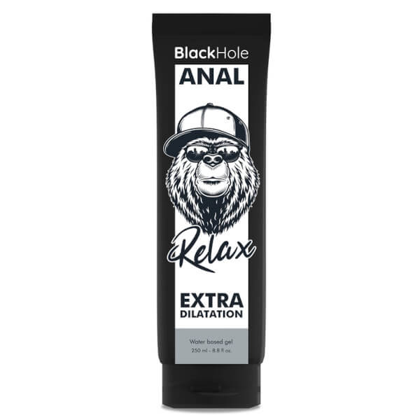 Gel lubrificante, rilassante e dilatante anale a base d’acqua (250 ml) BLACK HOLE