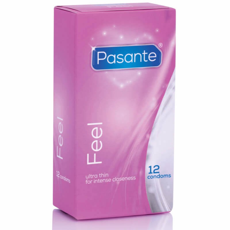 Preservativi ultra sottili Pasante Feel 12 profilattici