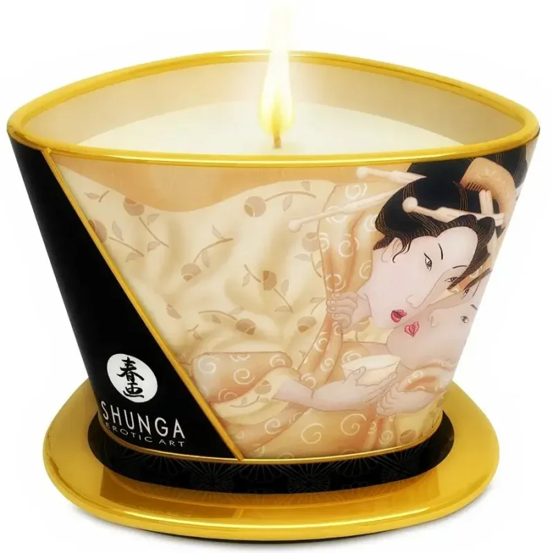 Candela da massaggio alla Vaniglia da 170 ml SHUNGA
