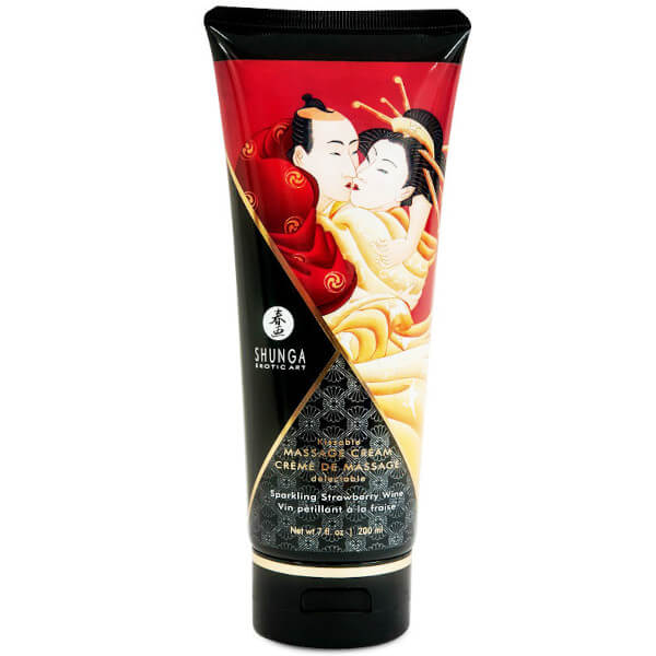 Crema per massaggio Spumante e Fragola SHUNGA 200 ml