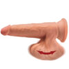 Dildo realistico con scroto e testicoli oscillanti. Lunghezza 15,2 cm - Dotato di ventosa