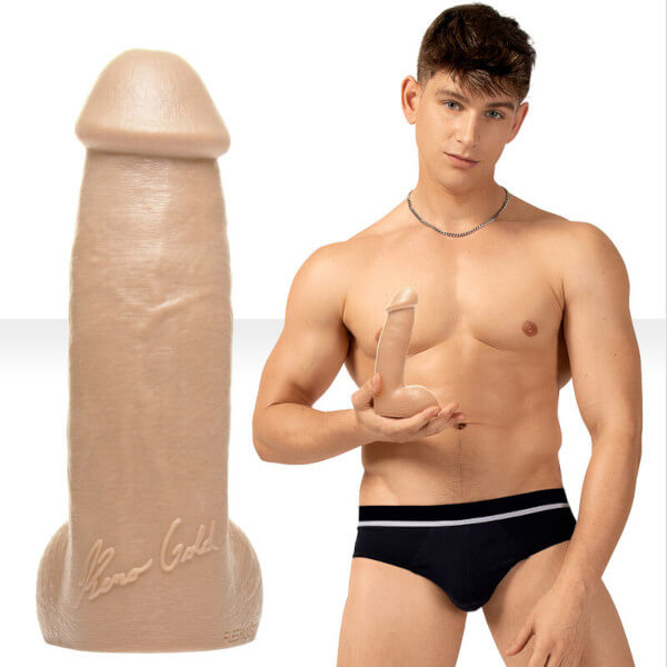 Dildo realistico in silicone replica del pene di Reno Gold FLESHJACK BOYS