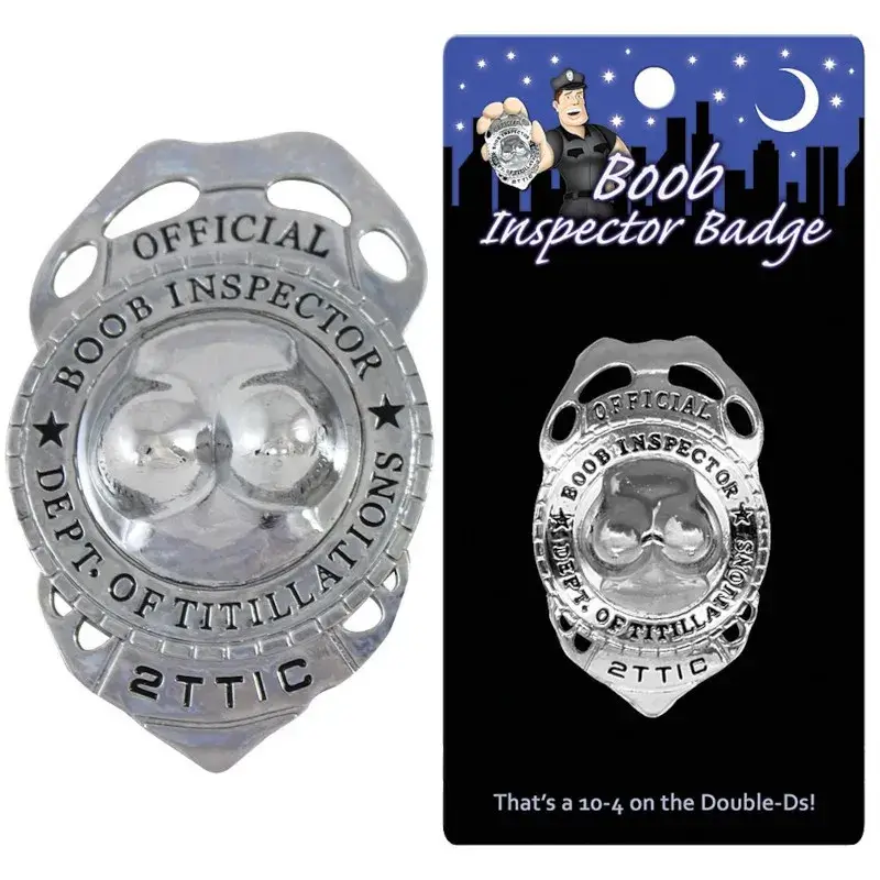 Distintivo di ispettore delle tette ‘Boob Inspector Badge’ KHEPER GAMES