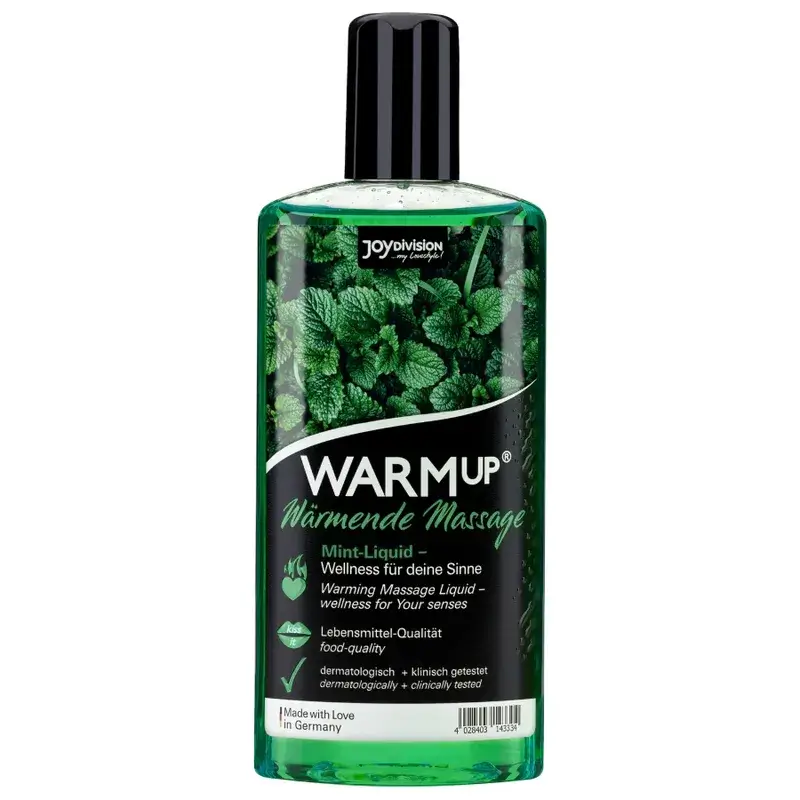 Gel per massaggio riscaldante alla menta ‘WARMUP’ JOYDIVISION