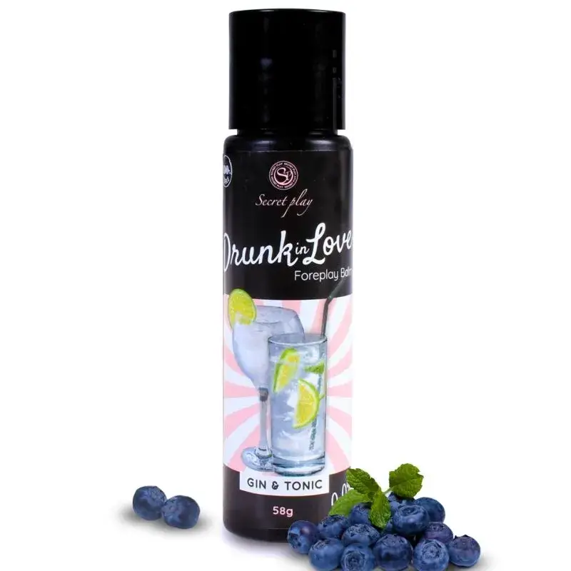 Lubrificante commestibile gusto Gin Tonic ‘Drunk in Love’ 60 ml SECRETPLAY