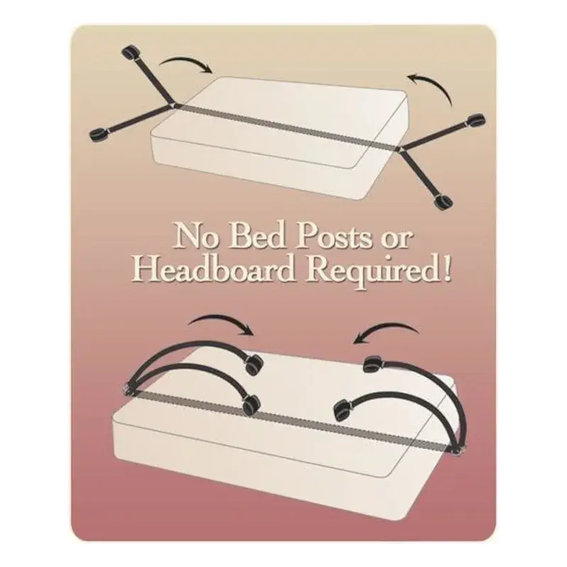 Manette da letto in neoprene per polsi e caviglie PIPEDREAM