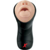 Masturbatore vibrante con bocca e gola profonda PDX ELITE