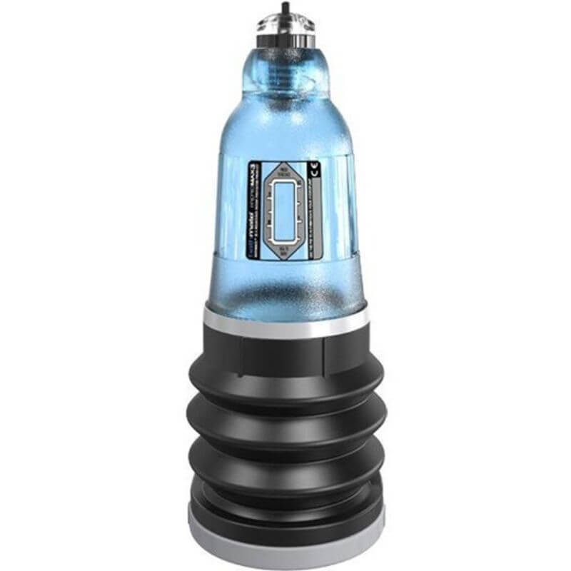Pompa per pene BATHMATE HYDROMAX 3 – Colore blu (Lunghezza pene eretto da 3 a 8 cm)