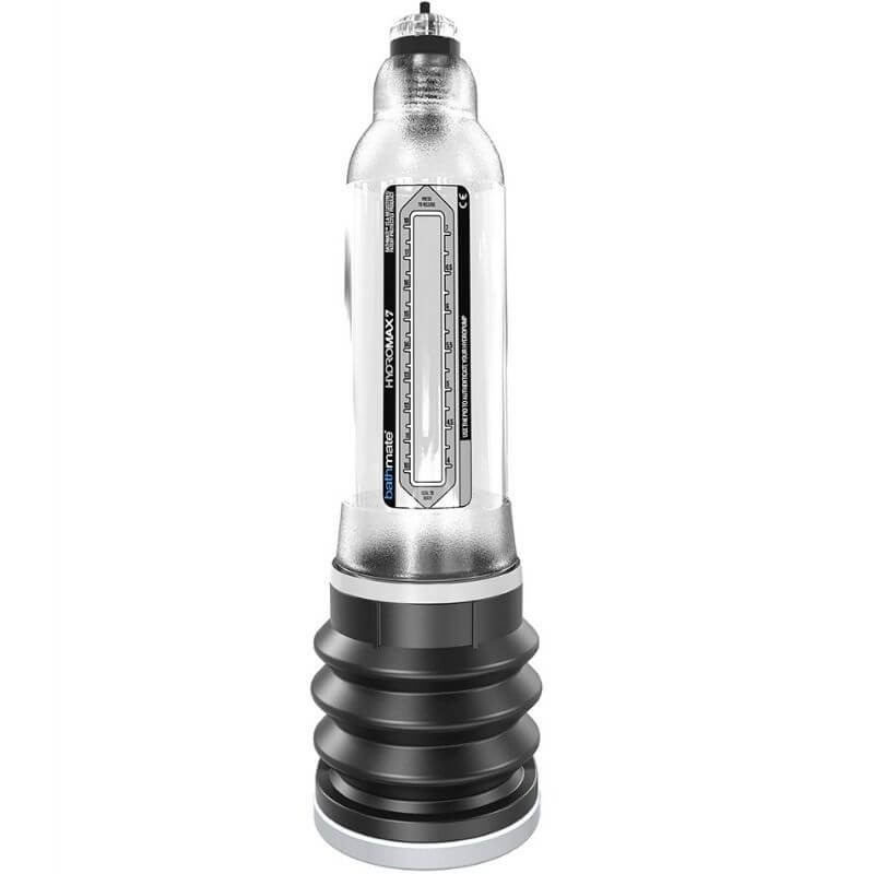 Pompa per pene BATHMATE HYDROMAX 9 – Colore trasparente (Lunghezza pene eretto più di 17 cm)