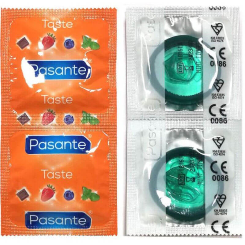 Preservativi alla menta Pasante 144 profilattici (Sacchetto)