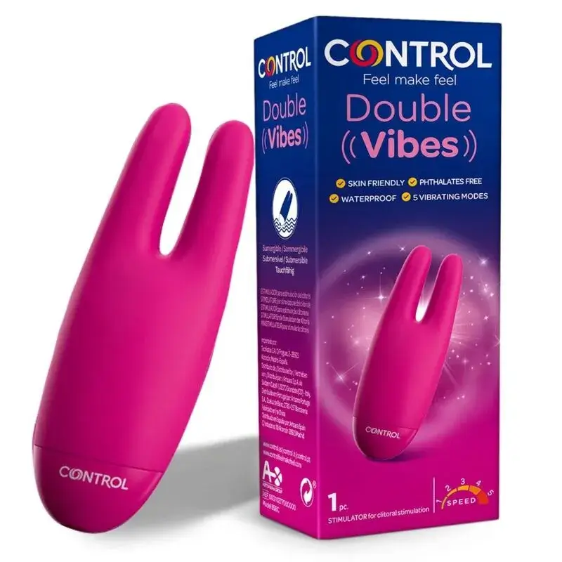 Stimolatore a doppia punta ‘Double Vibes’ CONTROL