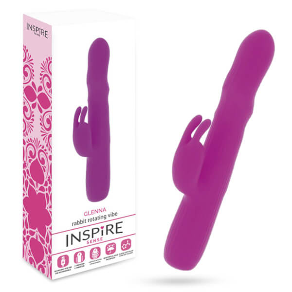 Vibratore rabbit rotante Glenna INSPIRE