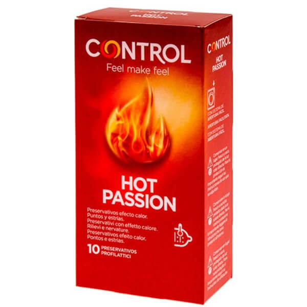 Control Hot Passion 10 preservativi effetto calore