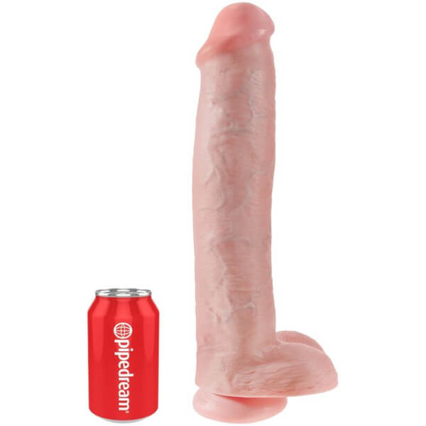 Dildo realistico con ventosa carne da 34,2 cm KING COCK