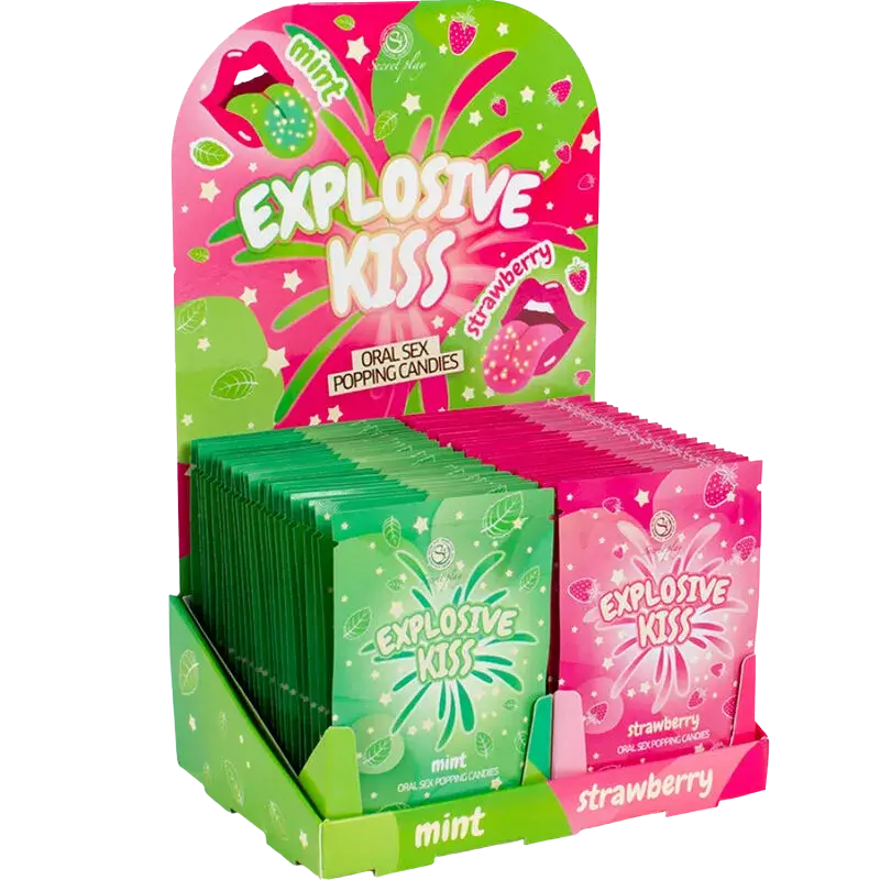 Granulato scoppiettante Menta e Fragola SECRETPLAY