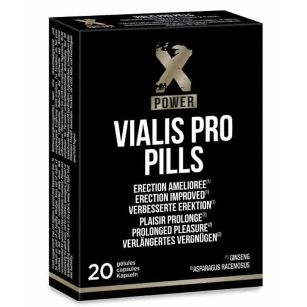 Migliora la tua erezione con VIALIS PRO PILLS 20 pillole