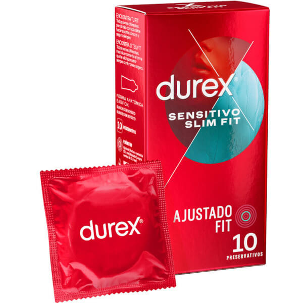 Preservativi stretti super sottili SLIM FIT DUREX 10 profilattici