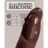 Dildo realistico in silicone marrone con ventosa da 28 cm KING COCK ELITE