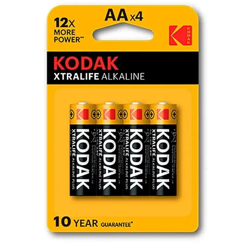 4 Batterie alcaline AA LR6 XTRALIFE KODAK
