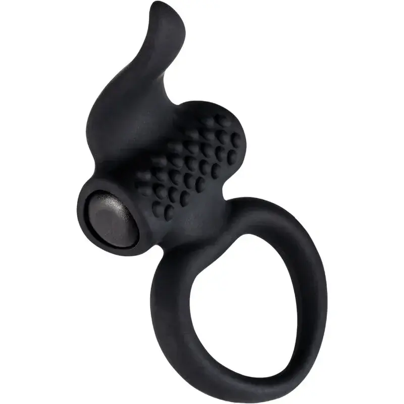 Anello vibrante per il pene con lingua per il clitoride ‘LINGUS’ ADRIEN LASTIC