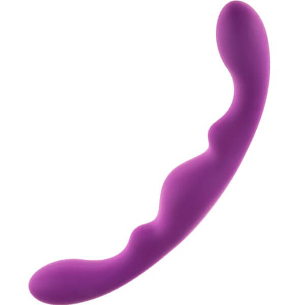 Dildo doppio in silicone viola per la doppia penetrazione LUNA ALIVE