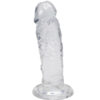 Dildo realistico trasparente da 14,7 cm MAJESTIC