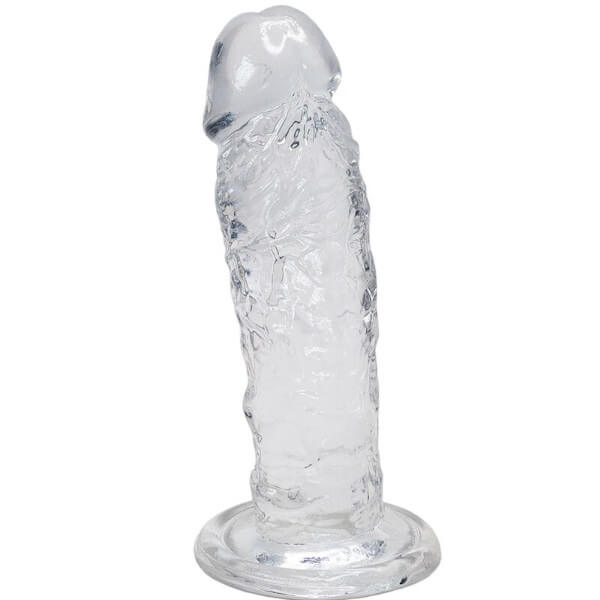 Dildo realistico trasparente da 14,7 cm MAJESTIC