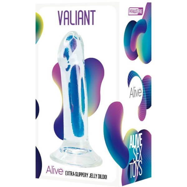 Dildo realistico trasparente da 16 cm VALIANT