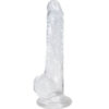 Dildo realistico trasparente da 18 cm LUSTY