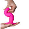 Dildo in silicone Fucsia con ventosa HITSENS 4 Adrien Lastic