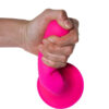 Dildo in silicone Fucsia con ventosa HITSENS 4 Adrien Lastic