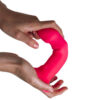 Dildo vibrante in silicone Rosa con ventosa HITSENS 2 VIBE Adrien Lastic