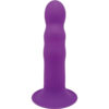 Dildo vibrante in silicone Viola con ventosa HITSENS 3 VIBE Adrien Lastic