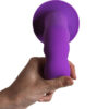 Dildo vibrante in silicone Viola con ventosa HITSENS 3 VIBE Adrien Lastic