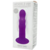 Dildo vibrante in silicone Viola con ventosa HITSENS 3 VIBE Adrien Lastic