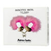 Manette in metallo con piume rosa - ADRIEN LASTIC