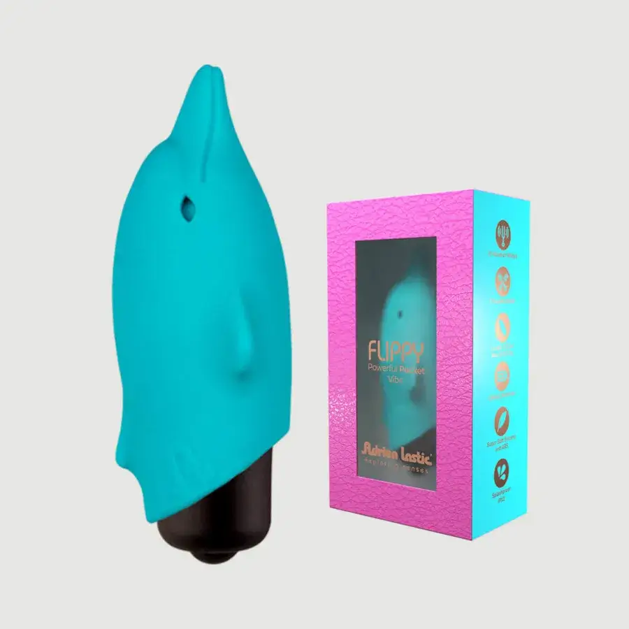 Mini vibratore tascabile ‘FLIPPY’ ADRIEN LASTIC