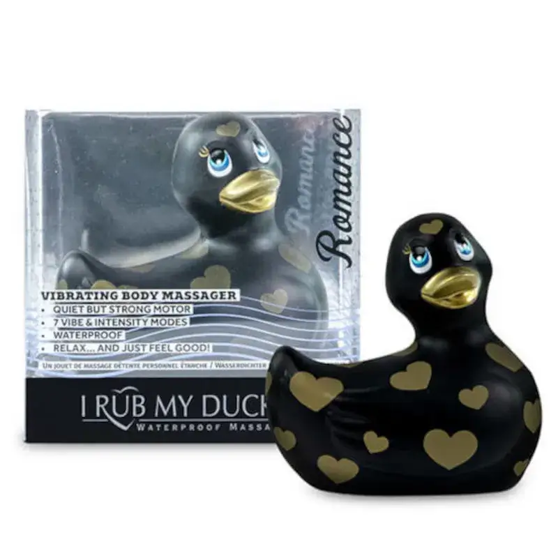 Paperella vibrante nera e oro ‘ROMANCE’ BIG TEAZE TOYS