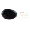 Paperella vibrante nera 'PARIS' BIG TEAZE TOYS