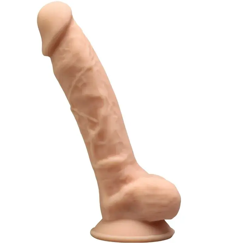 Pene realistico in silicone con ventosa da 17,75 cm ‘ADAM’ S ALIVE
