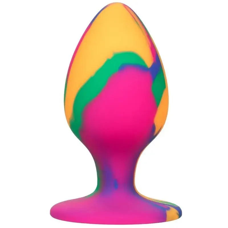 Plug anale in silicone coloratissimo ‘Cheeky’ CALEXOTICS
