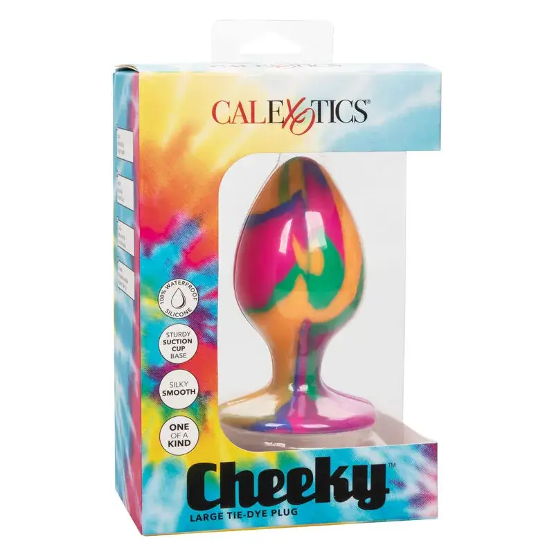 Plug anale in silicone coloratissimo ‘Cheeky’ CALEXOTICS