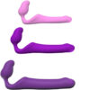 Strapless dildo flessibile taglie S M L Queens Adrien Lastic