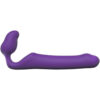 Strapless dildo flessibile Viola taglia L QUEENS Adrien Lastic
