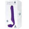 Strapless dildo flessibile Viola taglia L QUEENS Adrien Lastic