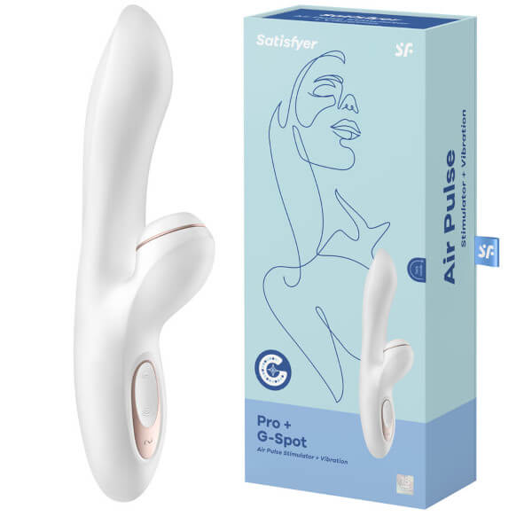 Vibratore punto G con Rabbit succhia clitoride SATISFYER PRO + G-Spot