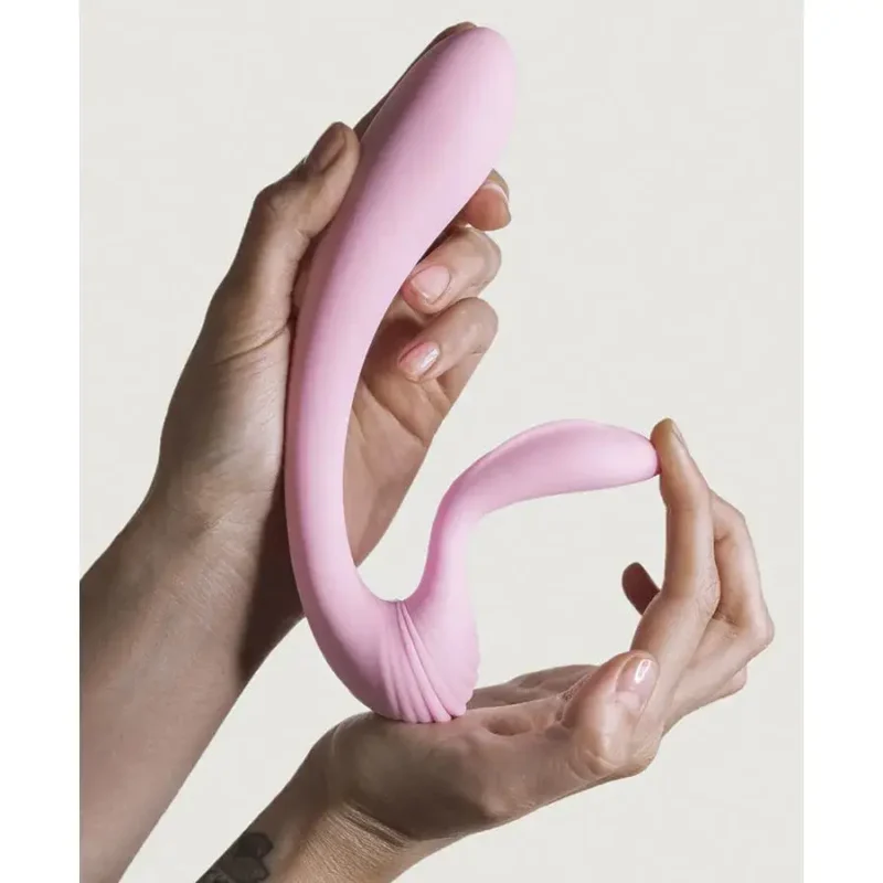 Vibratore rosa per punto G e clitoride ‘G-WAVE’ ADRIEN LASTIC