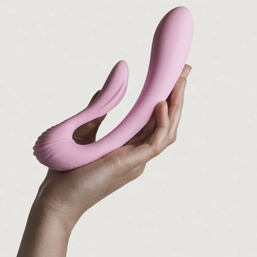 Vibratore rosa per punto G e clitoride ‘G-WAVE’ ADRIEN LASTIC