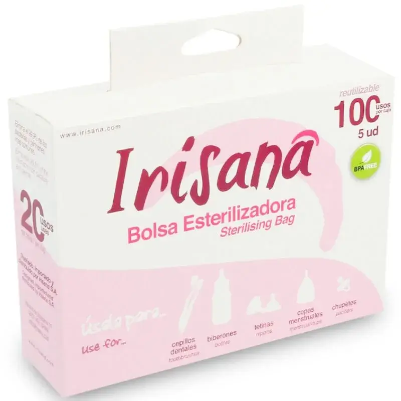 5 Buste per la sterilizzazione nel microonde IRISANA