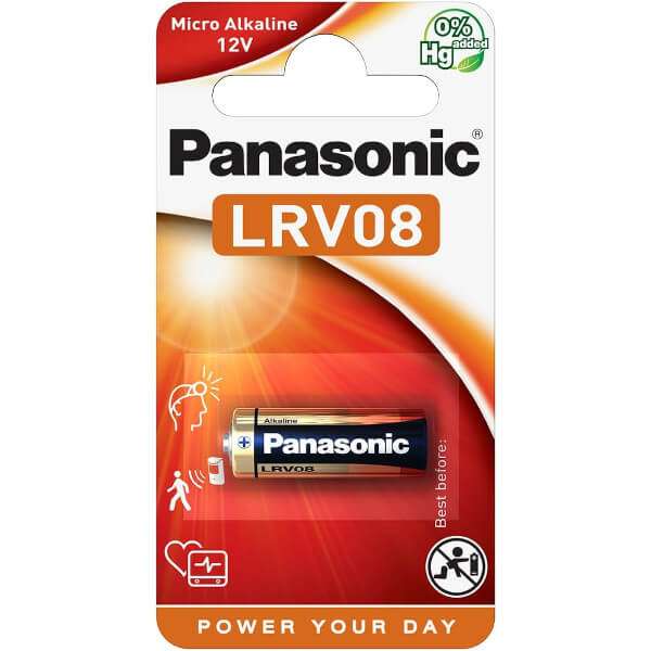 Batteria LRV08 LR23A 12V Panasonic 1 unità